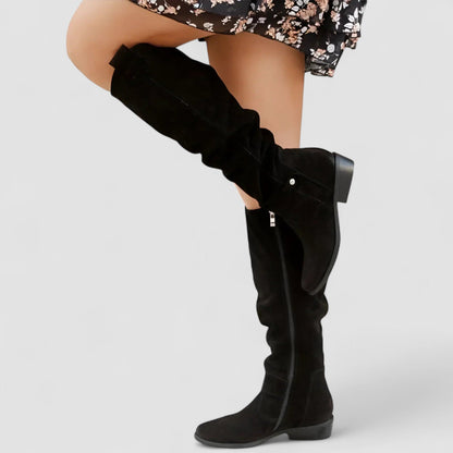 Adelaide | Bottes Cavalières Effet Slouch