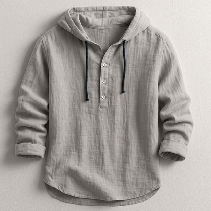 DUMONT | Chemise à capuche en coton