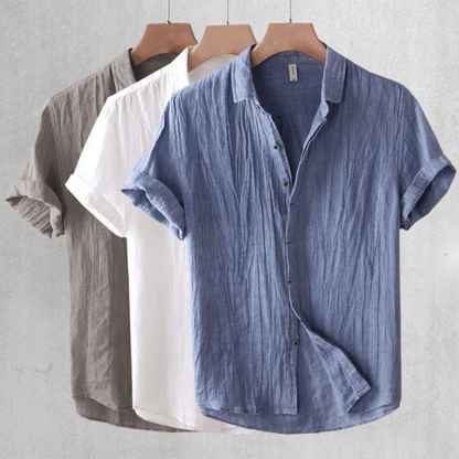 LOREN | Chemise en lin à manches courtes