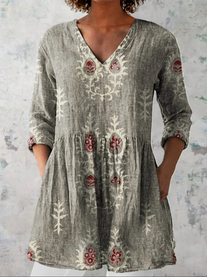 Blair | Chemise Longue à Imprimé Expressif