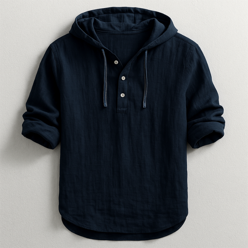 DUMONT | Chemise à capuche en coton