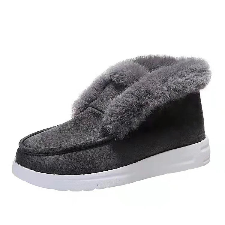 Corentine | Bottes d’Hiver Fourrées à Bout Rond