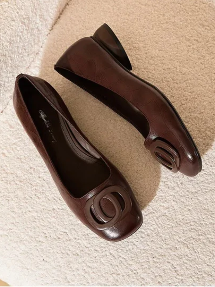 Ballerines Opium en Cuir