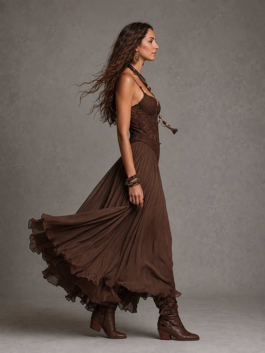 Olivia | Maxi Corset en Dentelle