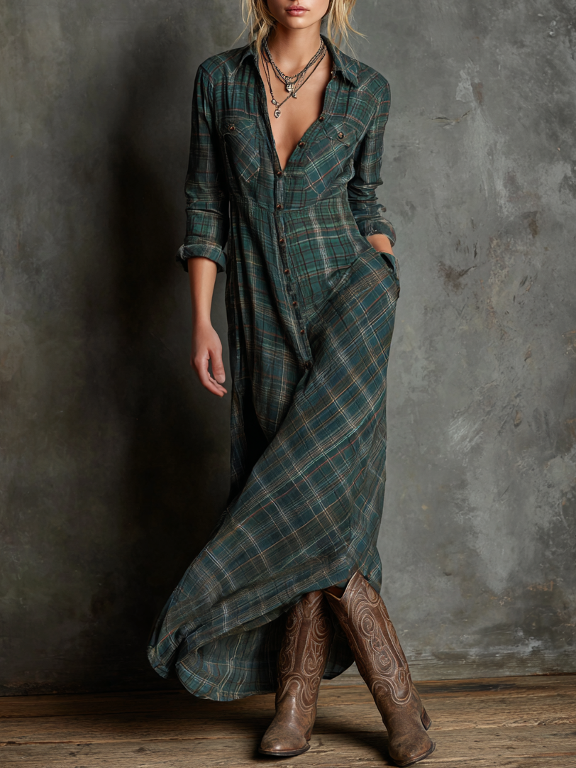 AMELIA | Robe longue de saison