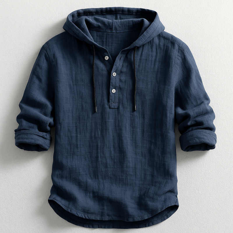 DUMONT | Chemise à capuche en coton
