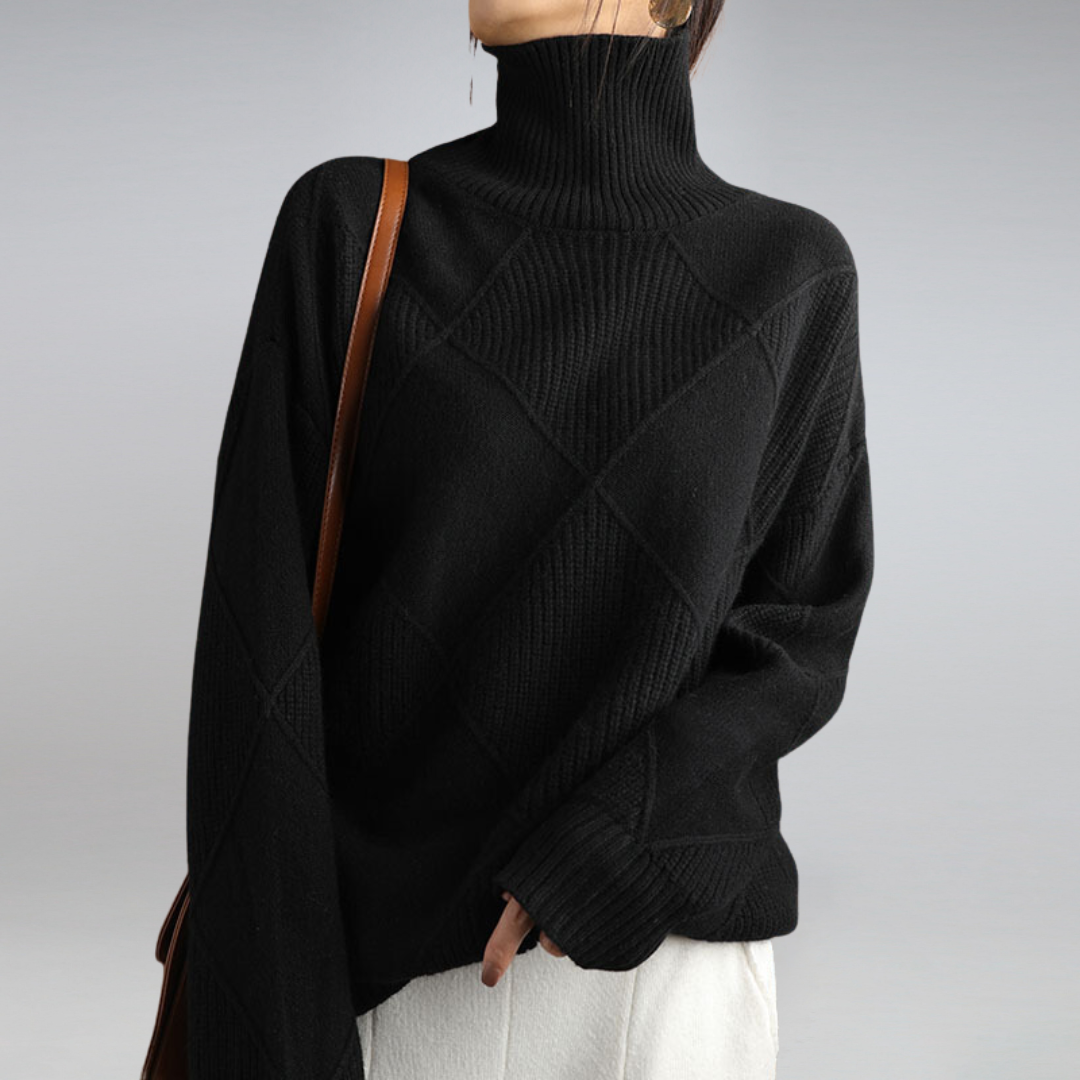 Adelle | Pull Col Montant Doux
