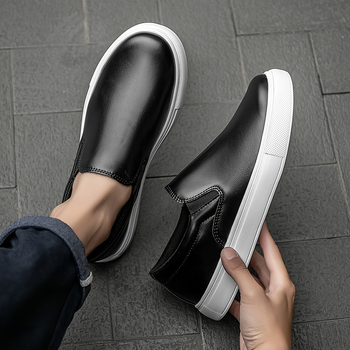 Louis | Mocassins Casual en Cuir