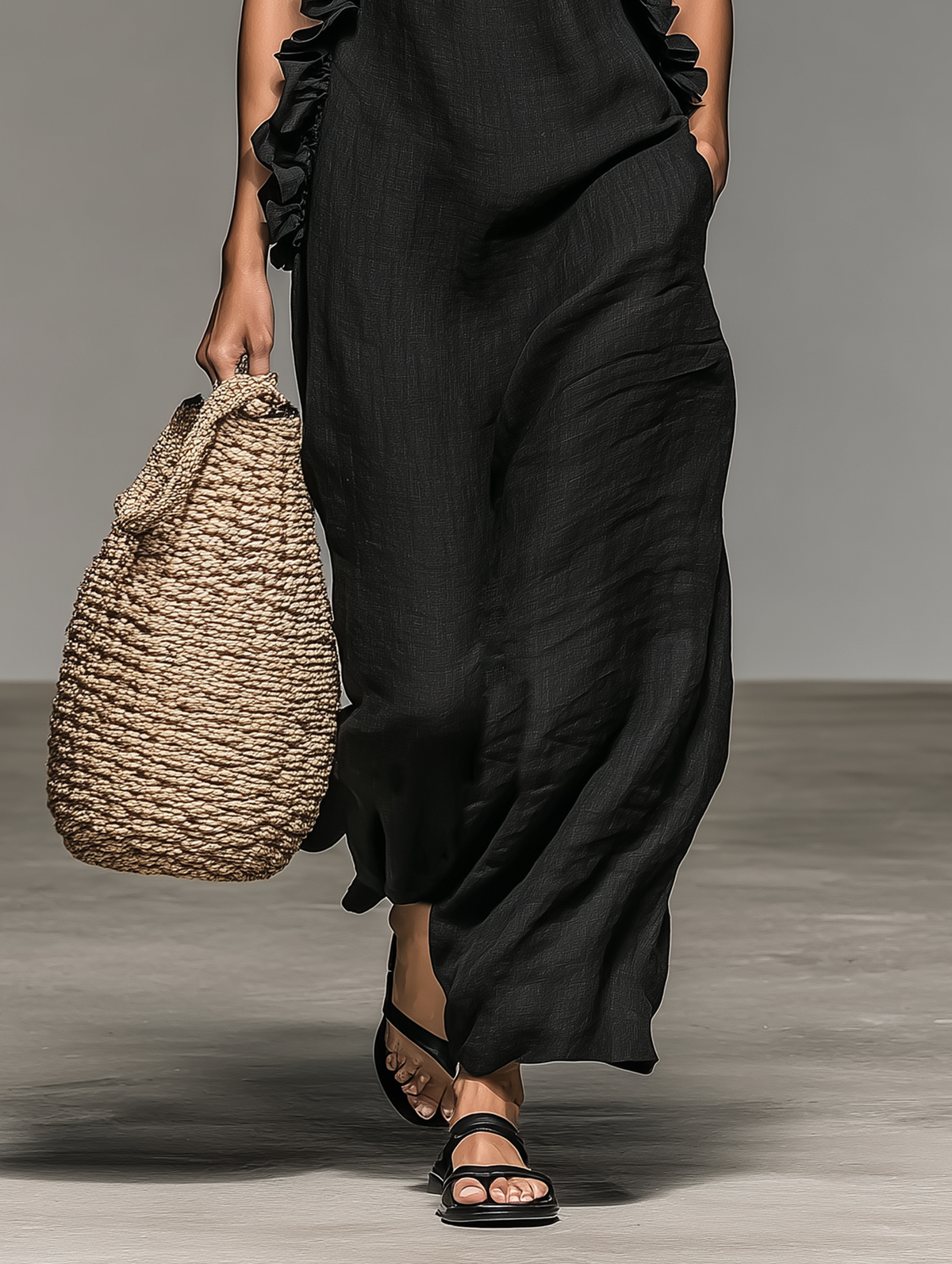 Gladys | Robe Longue à Poches