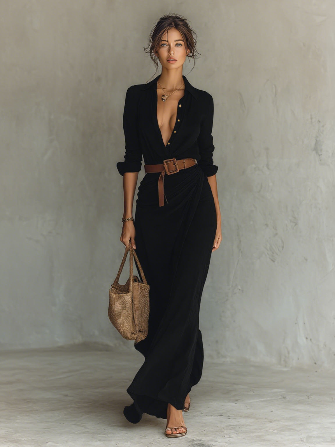 CLEO | Robe longue décontractée