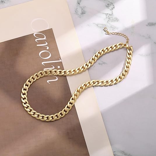 Olivia | Collier Chunky Maille Cubaine