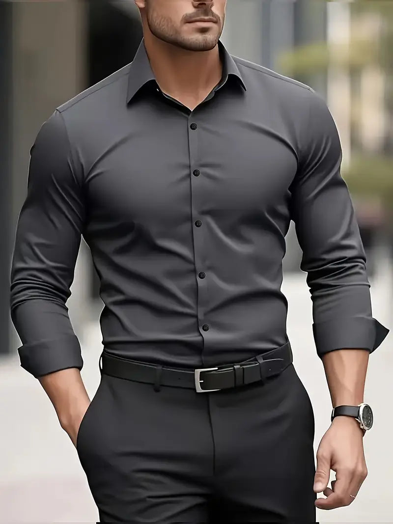 MARCEL | Chemise classique à manches longues
