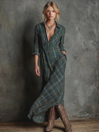 AMELIA | Robe longue de saison
