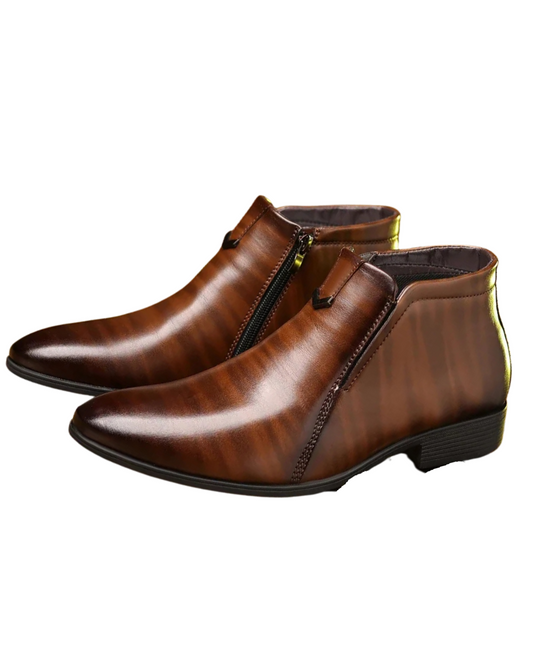 Beckett | Bottines en Cuir Zippées