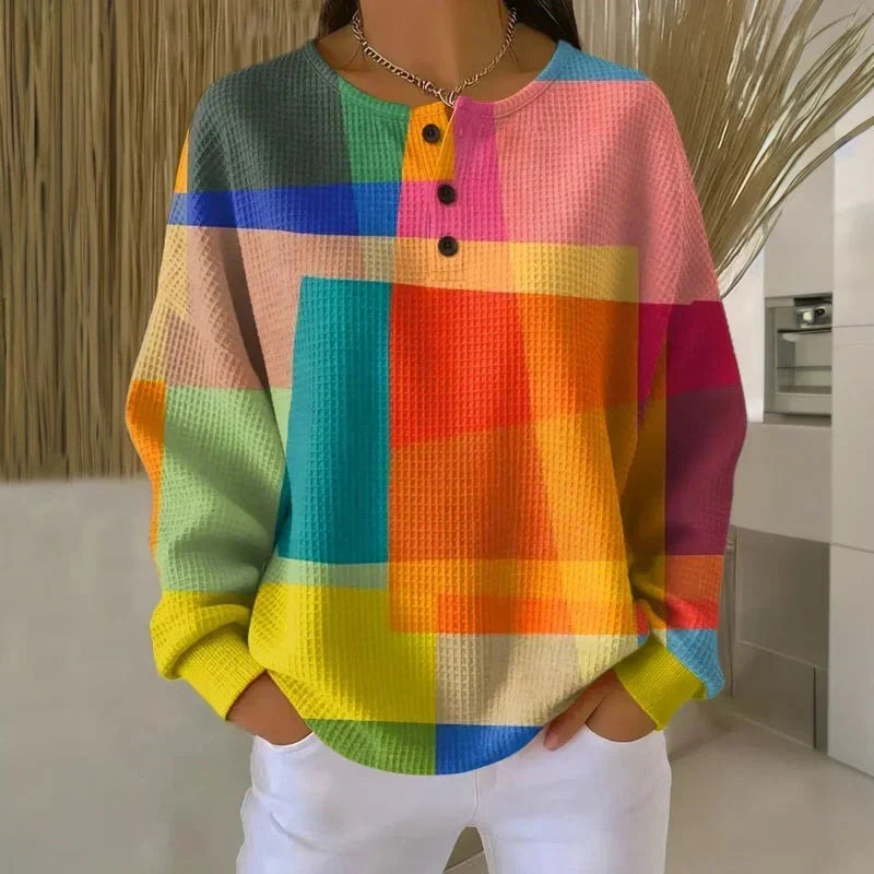 Ilaria | Pull Gris Classique et Confortable