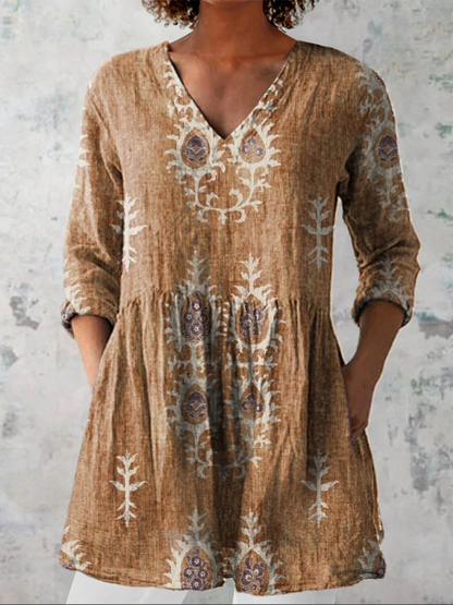 Blair | Chemise Longue à Imprimé Expressif