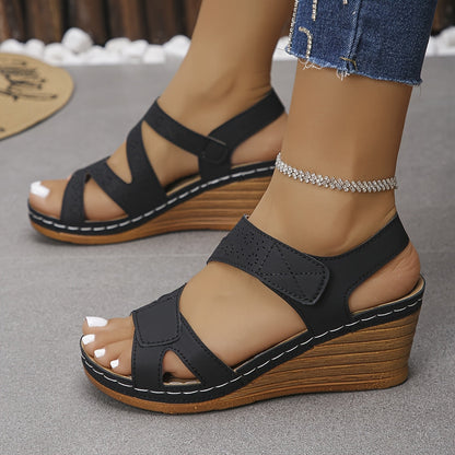 Prudy | Sandales Compensées Rembourrées