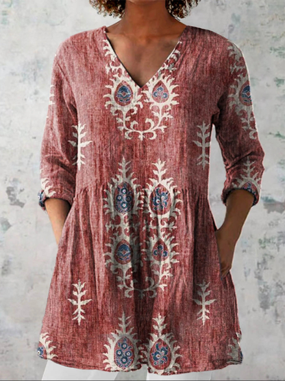 Blair | Chemise Longue à Imprimé Expressif