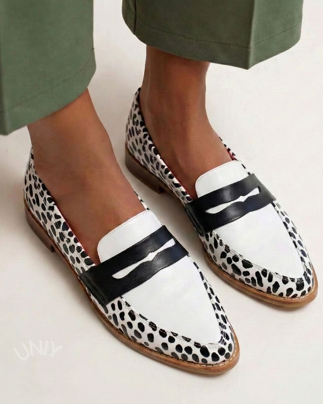 Estelle | Mocassins Pointus à Pois