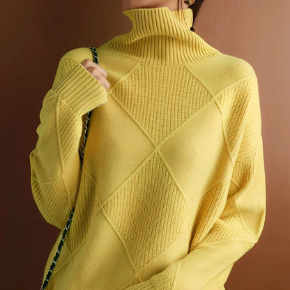 Marcelle | Pull Chunky Col Montant