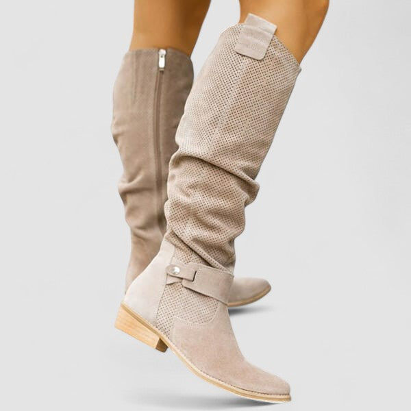 Giorgia | Bottes Western Hautes Effet Slouch