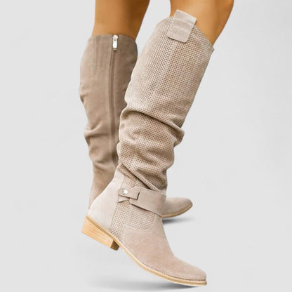 Giorgia | Bottes Western Hautes Effet Slouch