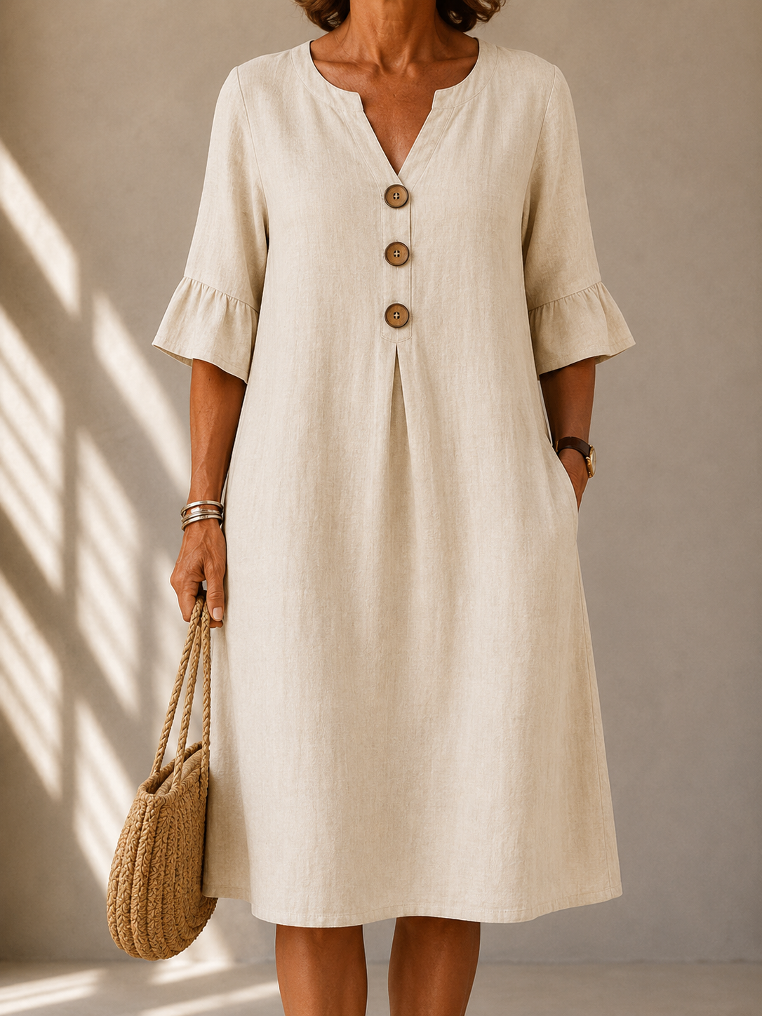 Eleanor™ | Robe Boutonnée