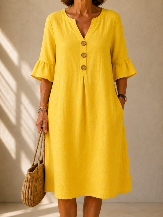 Charlotte™ | Robe Boutonnée