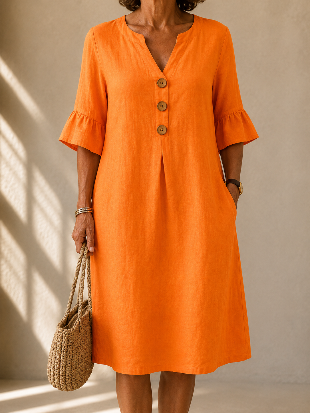 Hazel™ | Robe Boutonnée