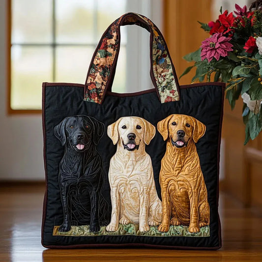 Costanza | Sac Matelassé Trois Labradors