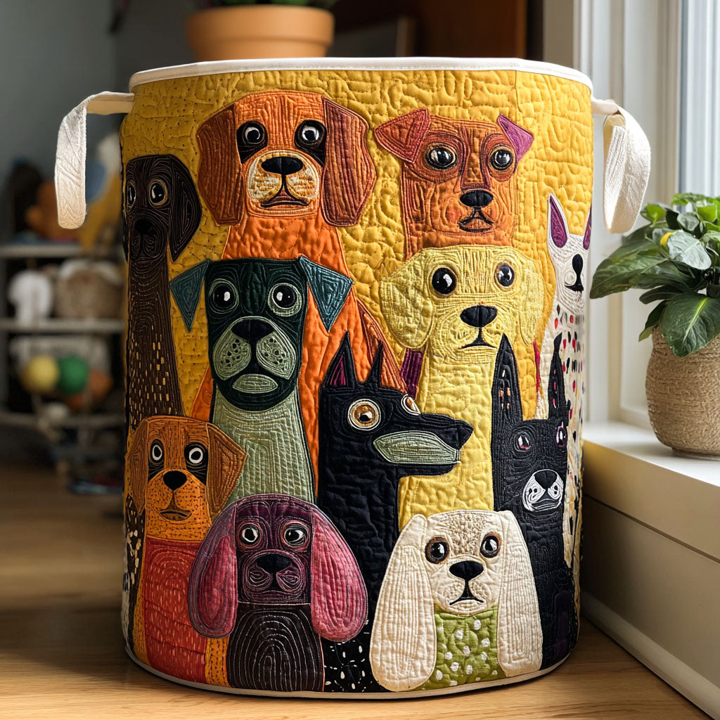 Plein de Chiens | Panier à Linge Fait Main