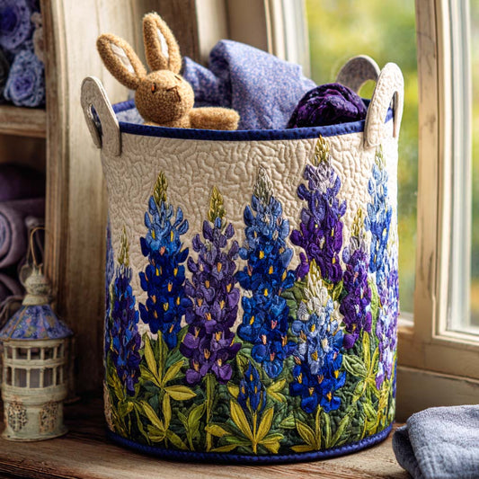 Sentier des Fleurs Bleues | Panier à Linge Fait Main