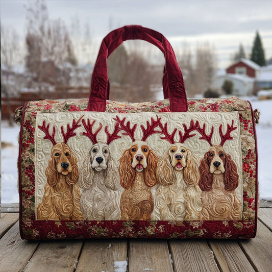 Greta | Sac de Voyage Matelassé Cocker Spaniel