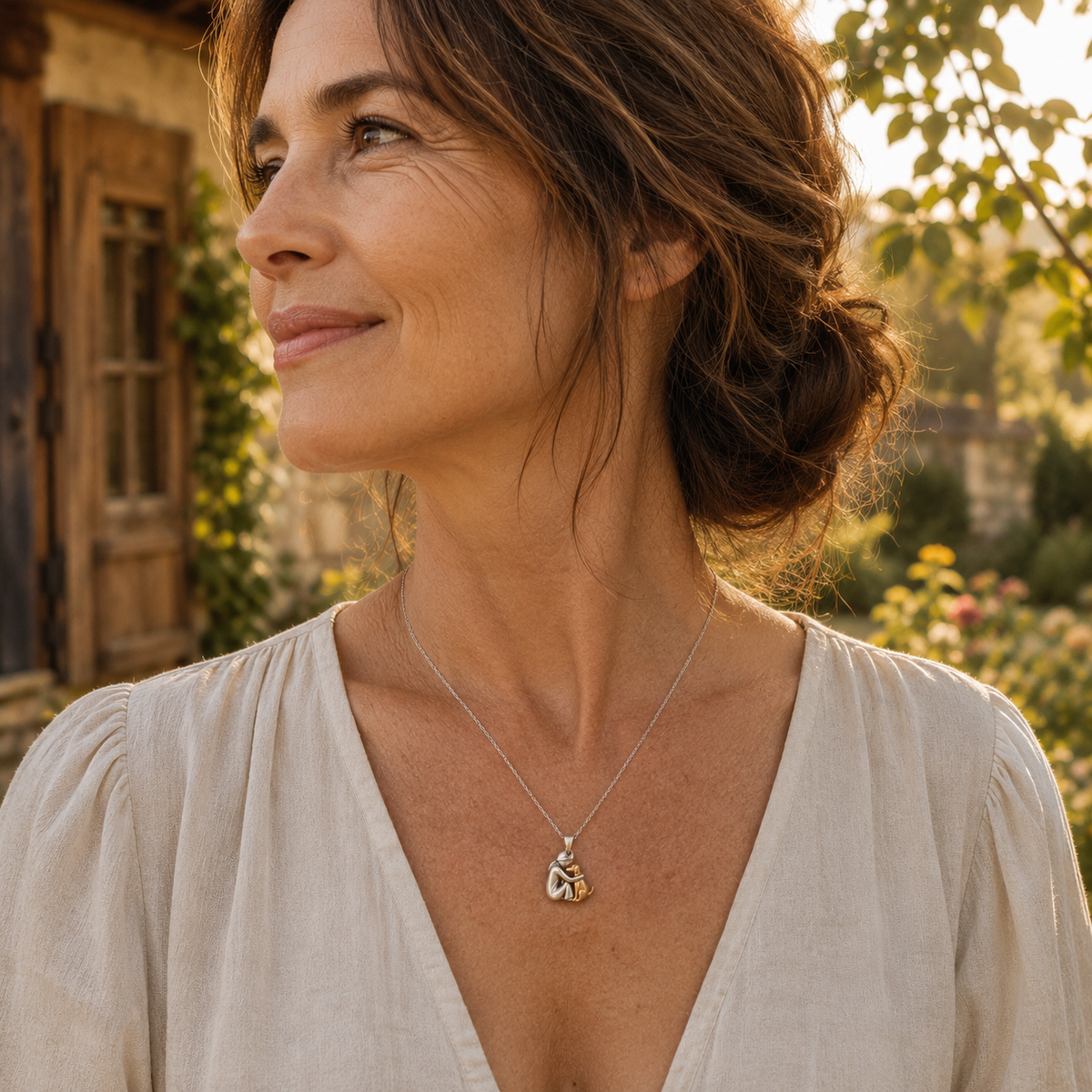 Ambra | Collier Souvenir à la Silhouette de Votre Animal