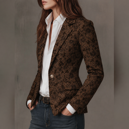 Rosamund | Blazer Jacquard Paisley