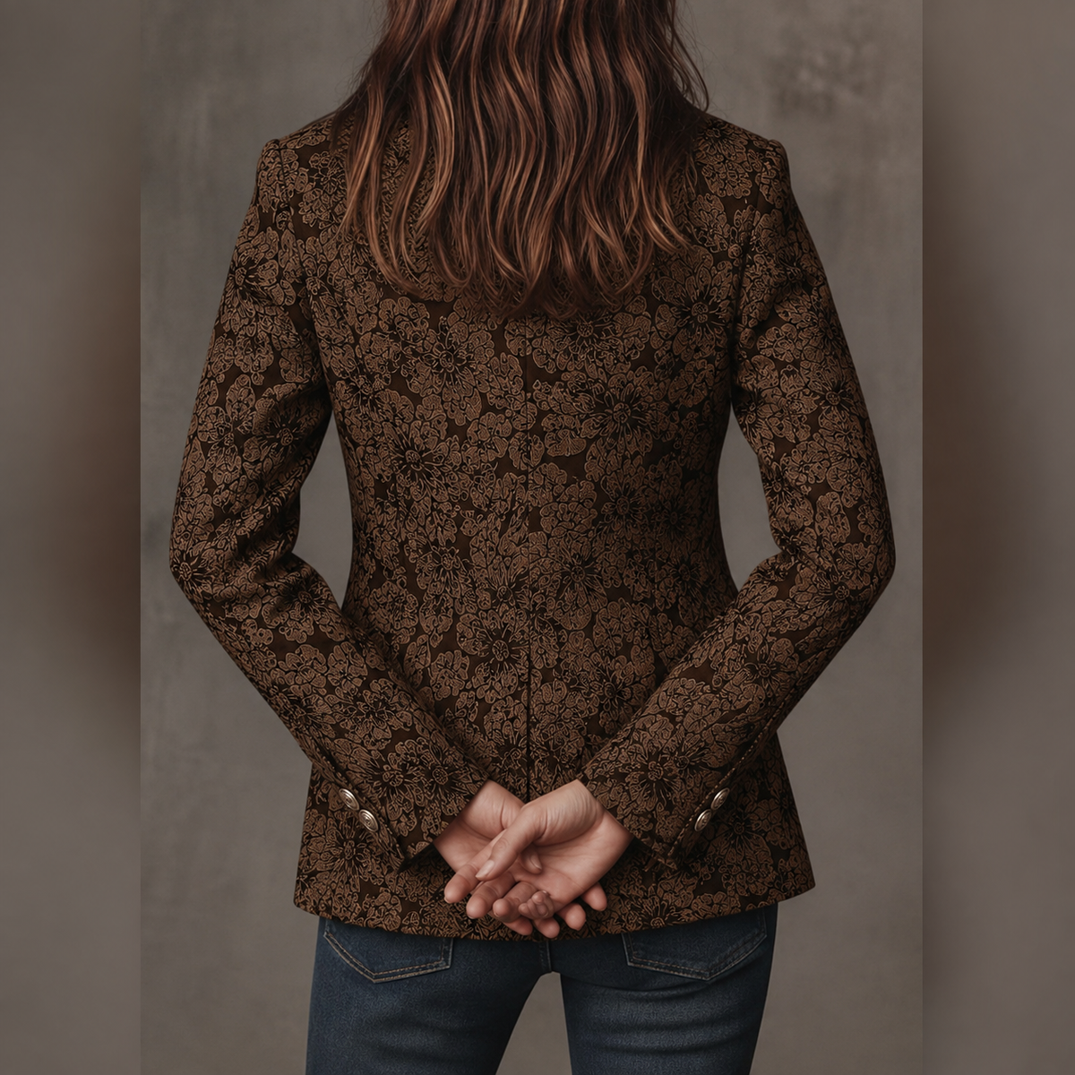 Rosamund | Blazer Jacquard Paisley