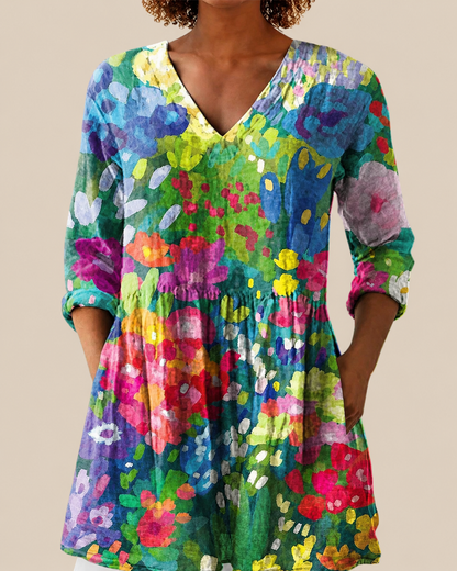 Eden | Chemise Longue à Imprimé Expressif