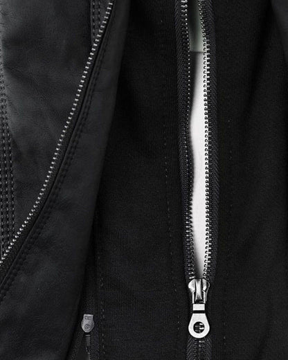 Monica | Veste en Cuir d'Automne