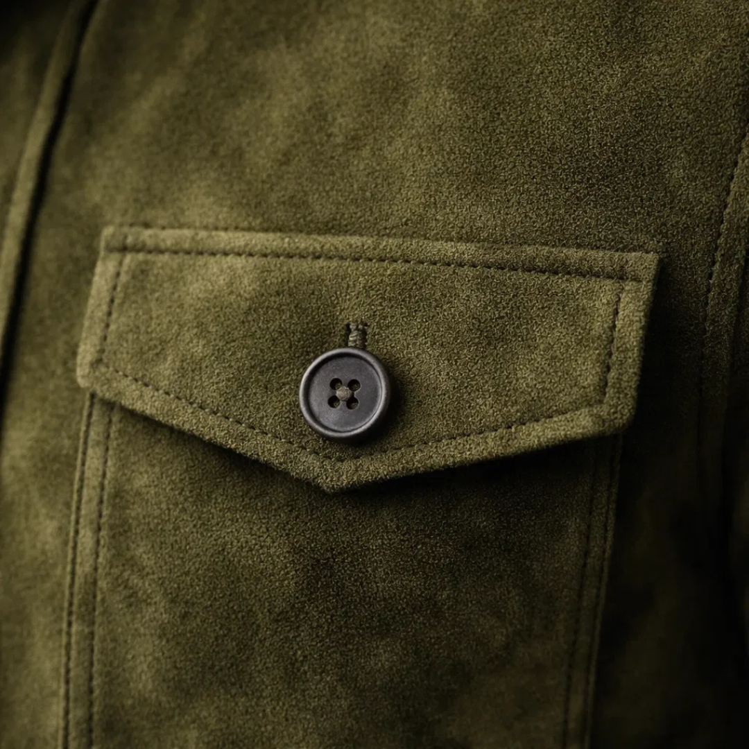 LORENZO | Veste homme en daim