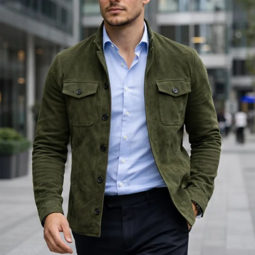 LORENZO | Veste homme en daim