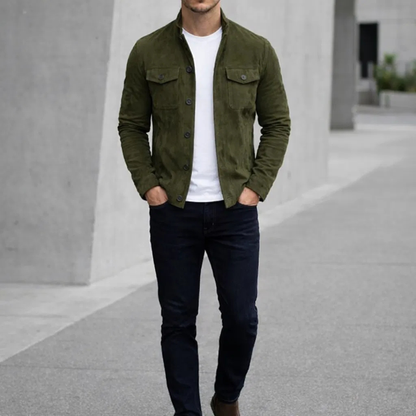 LORENZO | Veste homme en daim