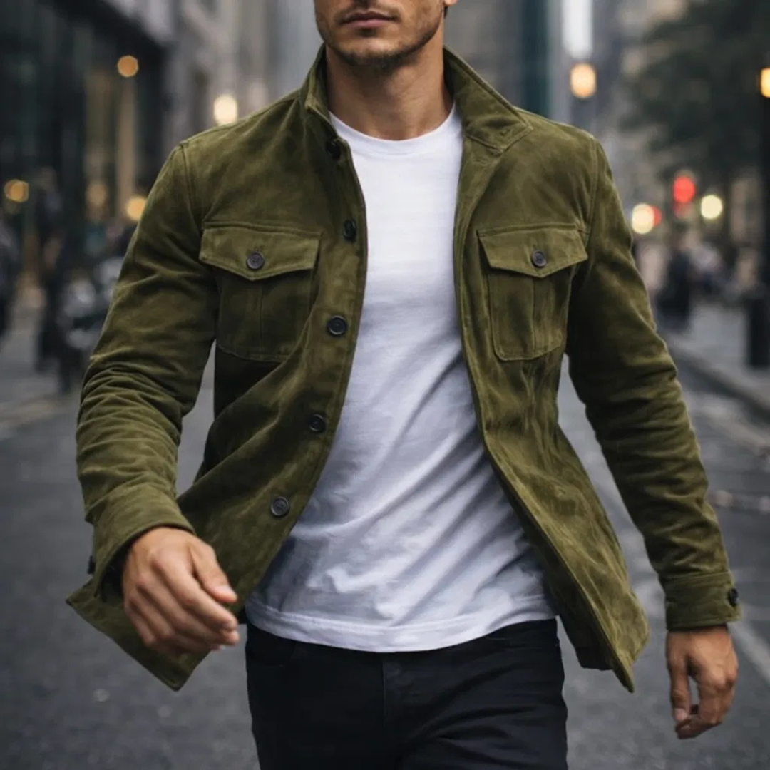 LORENZO | Veste homme en daim