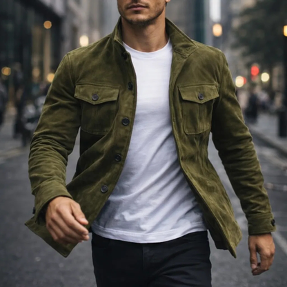 LORENZO | Veste homme en daim