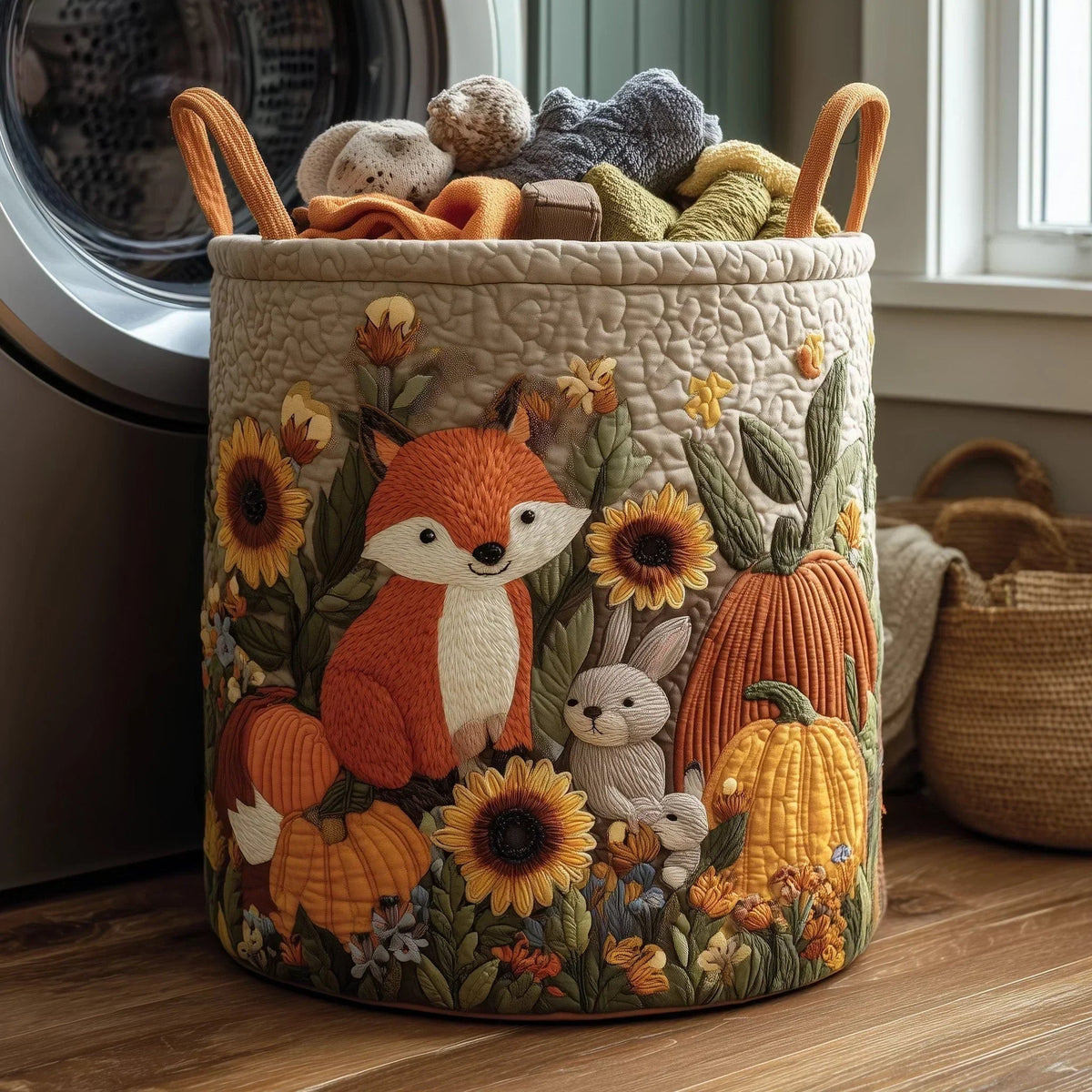 Renard et Amis | Panier à Linge Fait Main