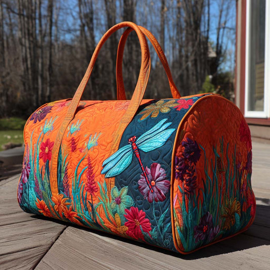 Noemi | Sac de Voyage Matelassé Jardin Fleuri