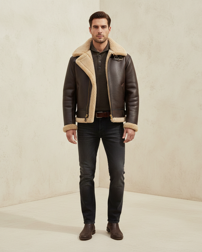 MAURIZIO | Veste homme en cuir matelassée