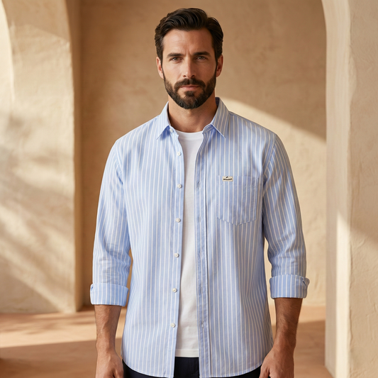 FEDERICO | Chemise rayée polyvalente homme