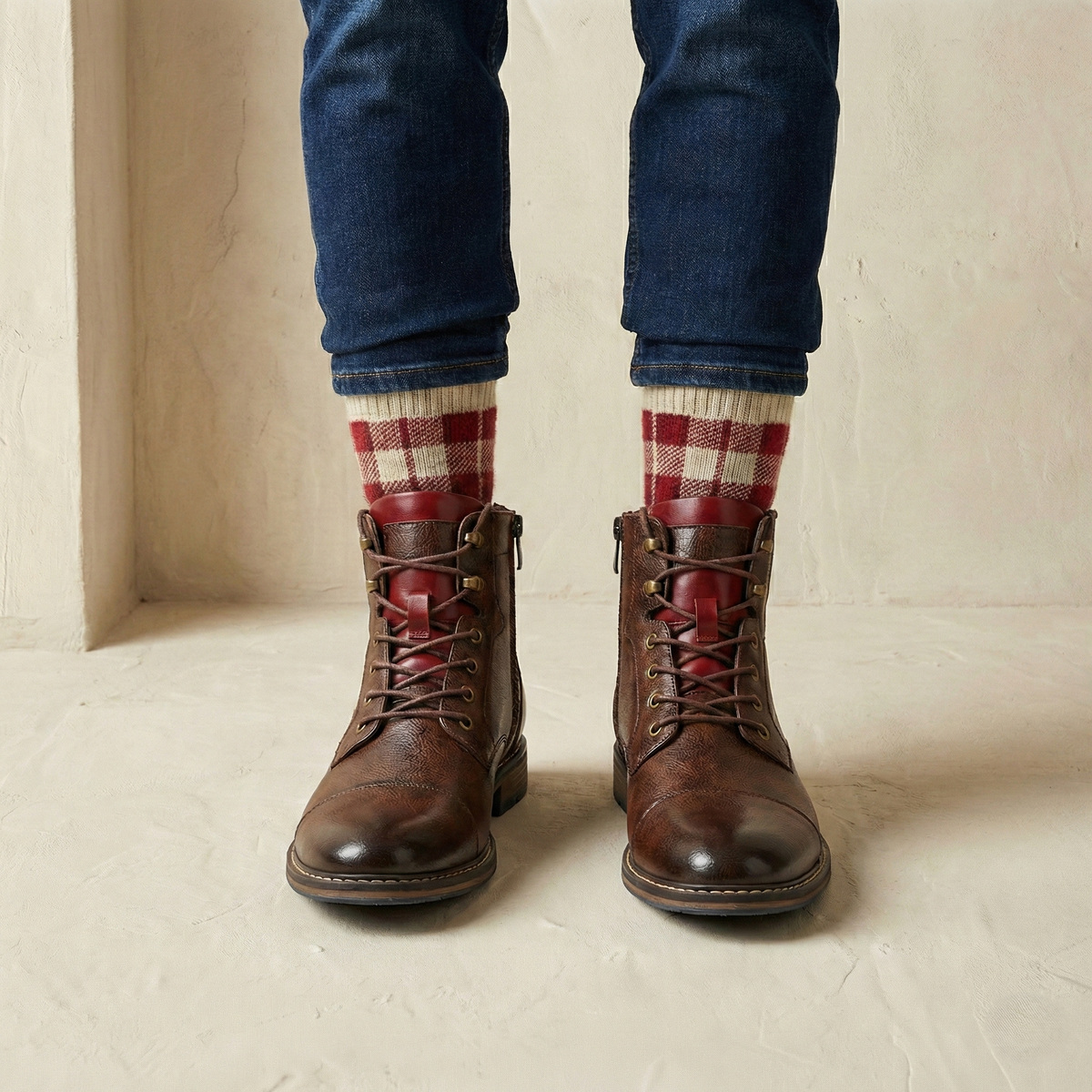 ETHAN | Bottines Oxford en cuir artisanal