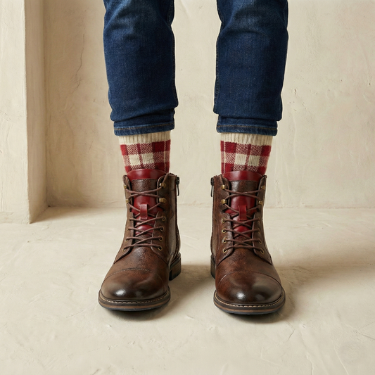 ETHAN | Bottines Oxford en cuir artisanal