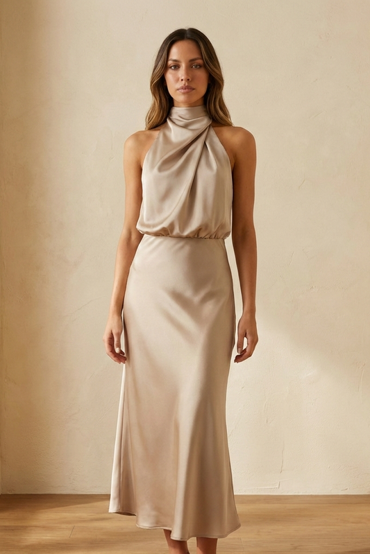 MARIANNA | Robe à encolure américaine